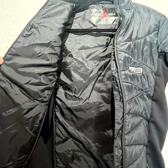 Sports Afield Vail Ski‎ Coat Womens Small Black Lined Snowboarding Winter Jacket - Picture 11 of 15